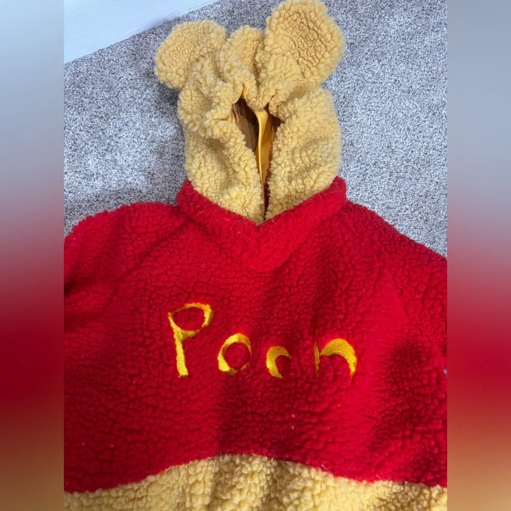 Vintage Winnie The Pooh Plush Costume Child 4-6 Disney Store Halloween Costume - Picture 2 of 10